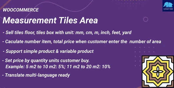 Measurement Tile Area for WooCommerce